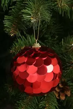 Елочный шар из пайеток 10 см в ассортименте House of seasons