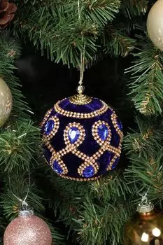 Елочный шар с декором Karlsbach