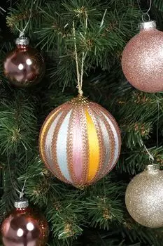 Елочный шар с декором Karlsbach