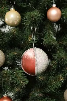 Елочный шар с декором Karlsbach