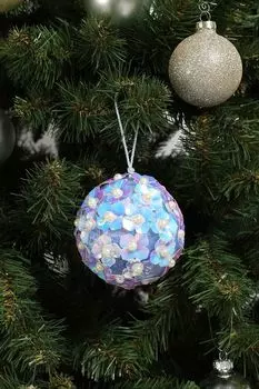 Елочный шар с декором Karlsbach