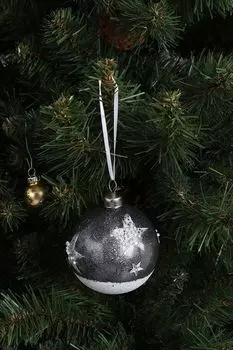 Елочный шар с декором Stelle COINCASA