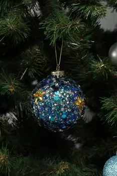 Елочный шар со стразами GOODWILL