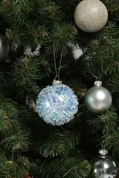 Елочный шар стеклянный в ассортименте GOODWILL