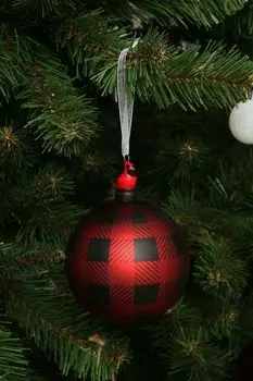 Елочный шар Tartan COINCASA