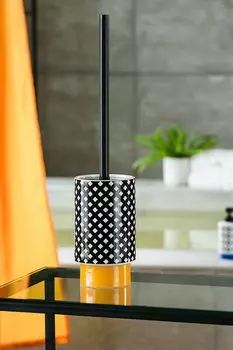 Ершик для туалета керамический с принтом Memphis Moroshka