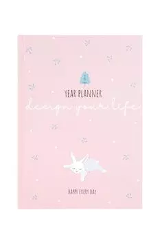 Ежедневник с принтом зайка «Design your life» Kawaii Factory