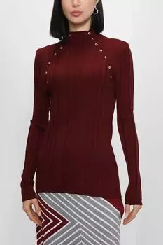 Фактурная водолазка с отделкой Ipekyol