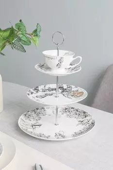 Фарфоровая этажерка Алиса в стране чудес Kitchen Craft