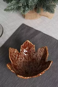 Фарфоровая декоративная пиала Leaf COINCASA
