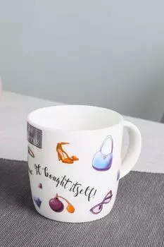 Фарфоровая кружка с принтом Hobbi 21maison