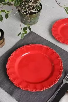 Фарфоровая обеденная тарелка Creative Easy Life