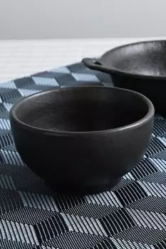 Фарфоровая пиала Vulcania Black Tognana