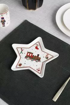 Фарфоровое блюдо Полярный экспресс Easy Life