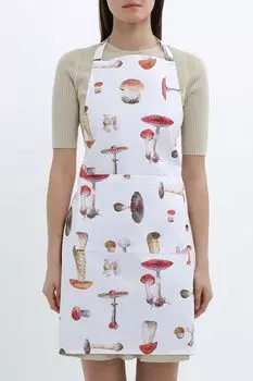 Фартук хлопковый с принтом Funghetti COINCASA