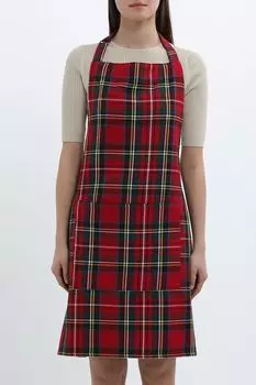 Фартук хлопковый в клетку Tartan red COINCASA