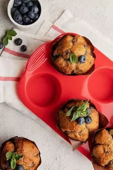 Форма силиконовая для 6 маффинов Mila Nadoba