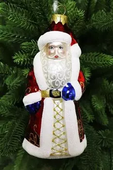 Формовая елочная игрушка Дед Мороз Max Christmas