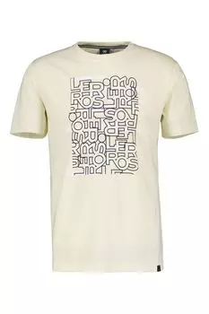 Футболка хлопковая с принтом LERROS