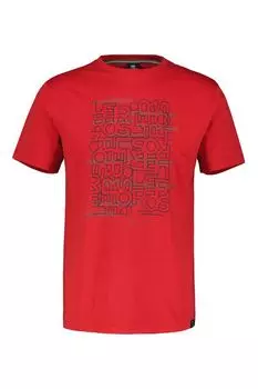 Футболка хлопковая с принтом LERROS