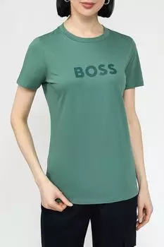 Фуфайка хлопковая с логотипом BOSS