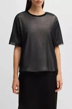 Футболка 2в1 с пайетками BOSS