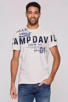Футболка ecru CAMP DAVID