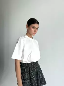 Футболка GUIPURE MILKY Lee Dok Sun