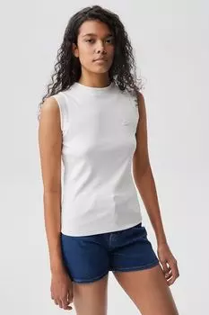 Футболка хлопковая без рукавов Lacoste