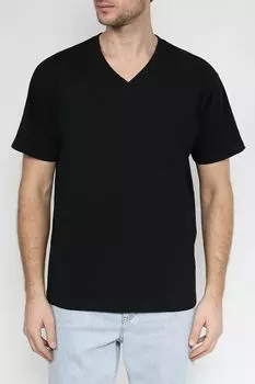 Футболка хлопковая c V-вырезом MARCO DI RADI