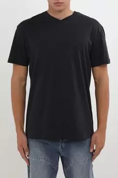 Футболка хлопковая c v-вырезом MARCO DI RADI