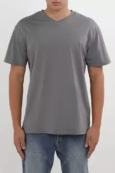 Футболка хлопковая c v-вырезом MARCO DI RADI