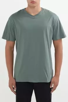 Футболка хлопковая c v-вырезом MARCO DI RADI