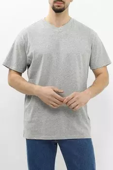 Футболка хлопковая c v-вырезом MARCO DI RADI