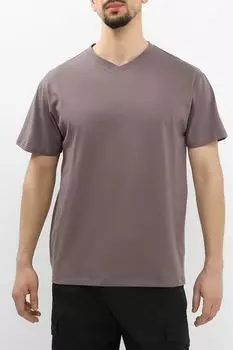 Футболка хлопковая c v-вырезом MARCO DI RADI