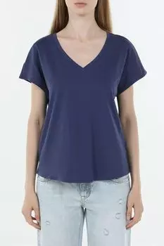 Футболка хлопковая c V-вырезом OVS