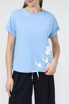 Футболка хлопковая на кулиске Auranna