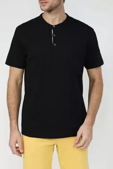 Футболка хлопковая на пуговицах LERROS