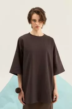 Футболка хлопковая оверсайз DADAknit