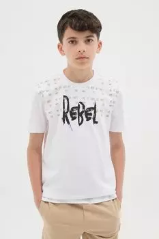 Футболка хлопковая принтом OVS