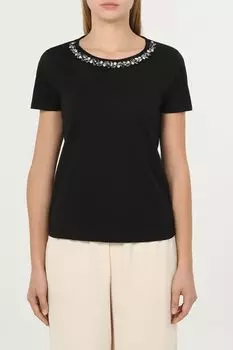 Футболка хлопковая с декором OVS