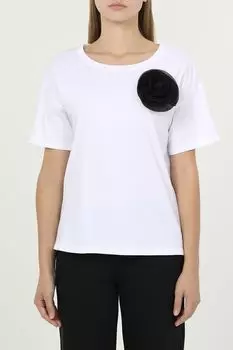 Футболка хлопковая с декором OVS