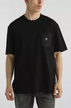 Футболка хлопковая с карманом HUGO