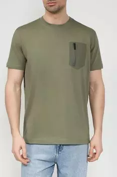 Футболка хлопковая с карманом John Richmond