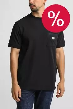 Футболка хлопковая с карманом Karl Lagerfeld