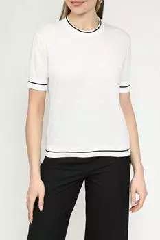 Футболка хлопковая с контрастными деталями EMPORIO ARMANI