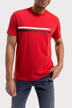 Футболка хлопковая с контрастными деталями Loft