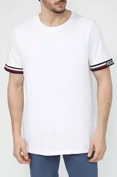Футболка хлопковая с контрастными деталями Tommy Hilfiger