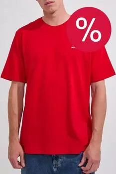 Футболка хлопковая с логотипом Adidas