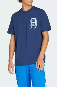 Футболка хлопковая с логотипом Adidas